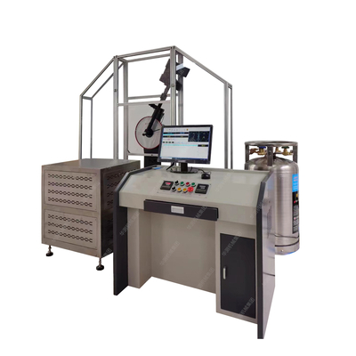 -196℃超低温双制冷金属材料冲击试验机